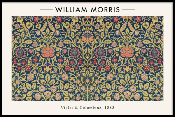 William Morris - Violet and Columbine For Sale