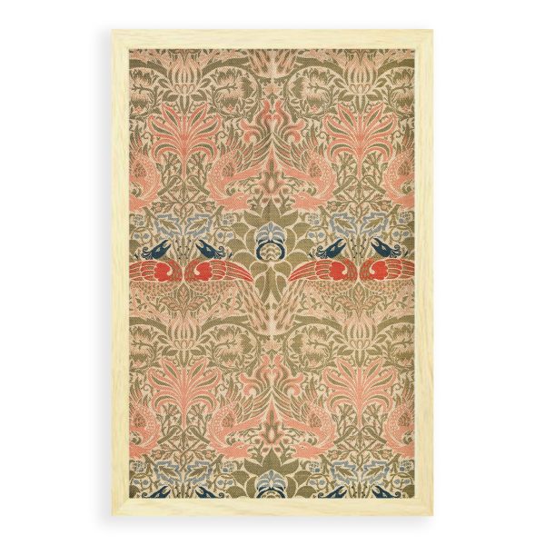 William Morris - Peacock and Dragon II - Zonder Witrand Online Sale