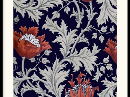 William Morris - Anemone Dark Blue Online Hot Sale