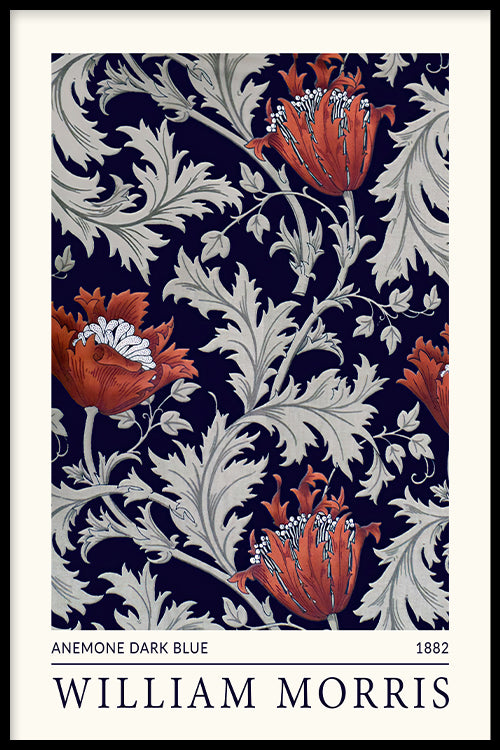 William Morris - Anemone Dark Blue Online Hot Sale