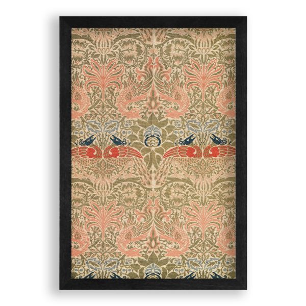 William Morris - Peacock and Dragon II - Zonder Witrand Online Sale