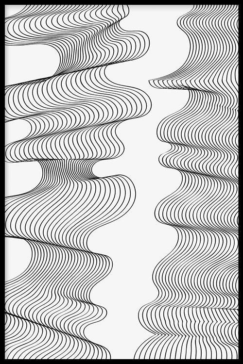 Abstract Line Art IV For Cheap