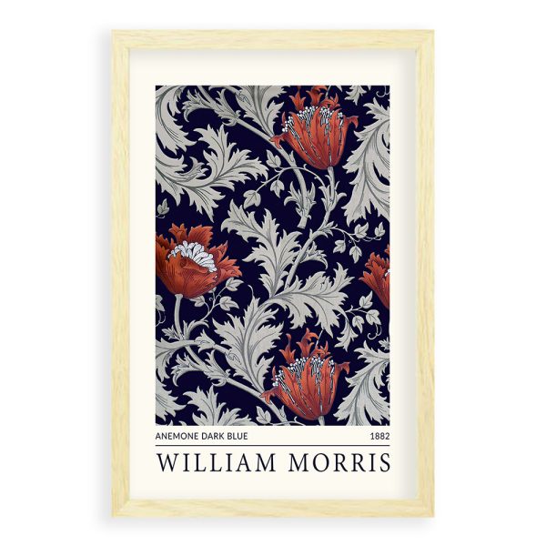 William Morris - Anemone Dark Blue Online Hot Sale