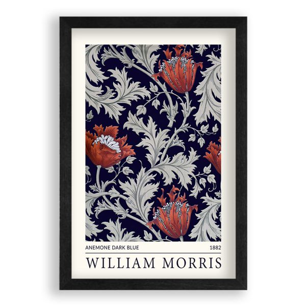 William Morris - Anemone Dark Blue Online Hot Sale