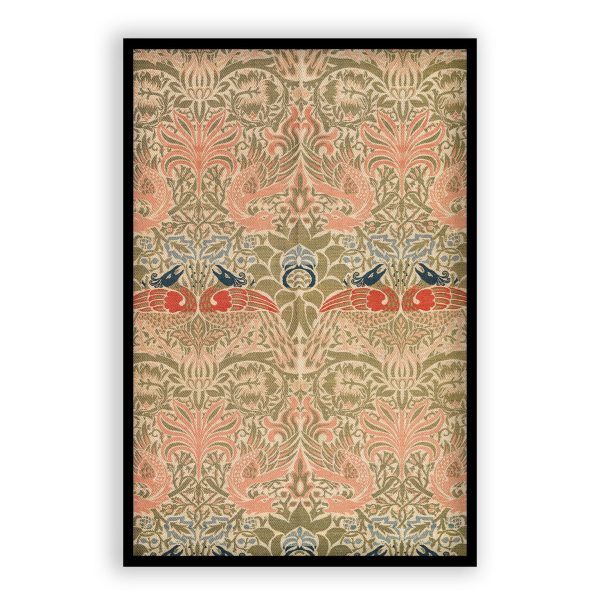 William Morris - Peacock and Dragon II - Zonder Witrand Online Sale