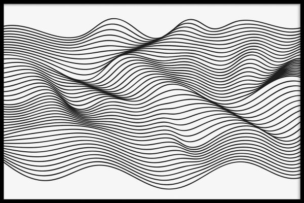 Abstract Line Art II For Cheap