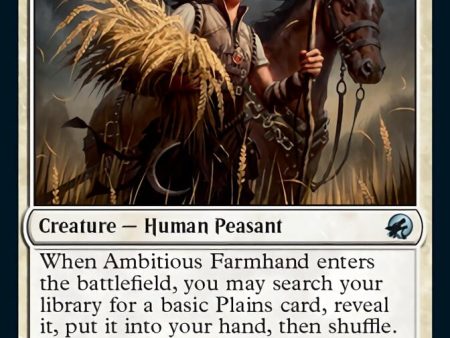 Ambitious Farmhand    Seasoned Cathar [Innistrad: Midnight Hunt] Online now