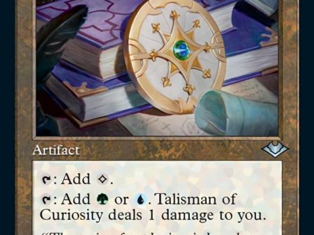 Talisman of Curiosity (Retro Foil Etched) [Modern Horizons] Hot on Sale