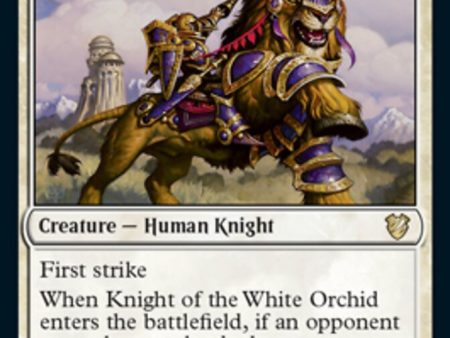 Knight of the White Orchid [Innistrad: Midnight Hunt Commander] Online now