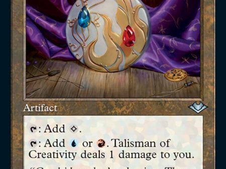 Talisman of Creativity (Retro Foil Etched) [Modern Horizons] on Sale