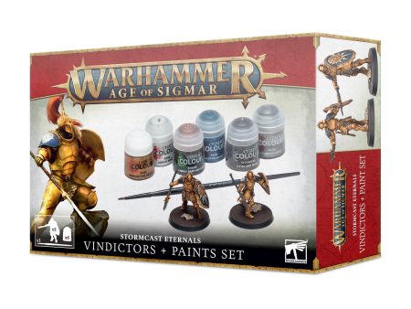 Stormcast Eternals Vindictors + Paints Set Supply