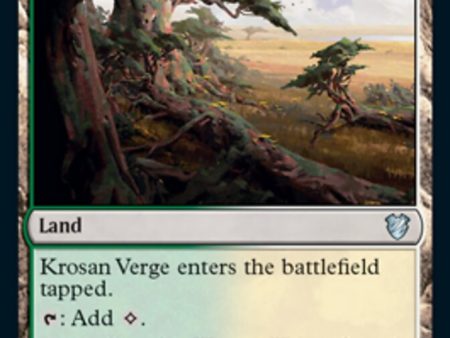 Krosan Verge [Innistrad: Midnight Hunt Commander] Cheap