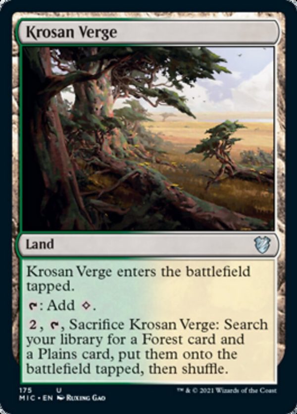 Krosan Verge [Innistrad: Midnight Hunt Commander] Cheap