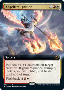 Angelfire Ignition (Extended Art) [Innistrad: Midnight Hunt] on Sale