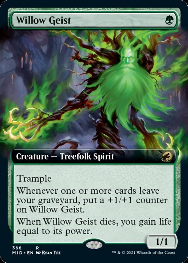 Willow Geist (Extended Art) [Innistrad: Midnight Hunt] Online now