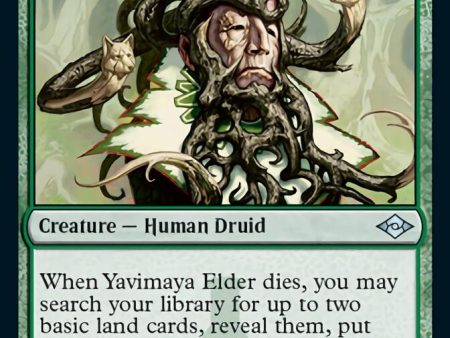 Yavimaya Elder (Foil Etched) [Modern Horizons 2] Discount