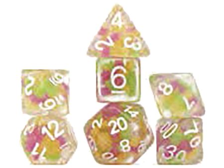 Dice Set - Melon Ball Glowworm on Sale