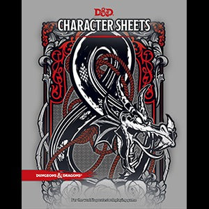 5th Edition Character Sheets (Set of 24 Sheets) Hot on Sale