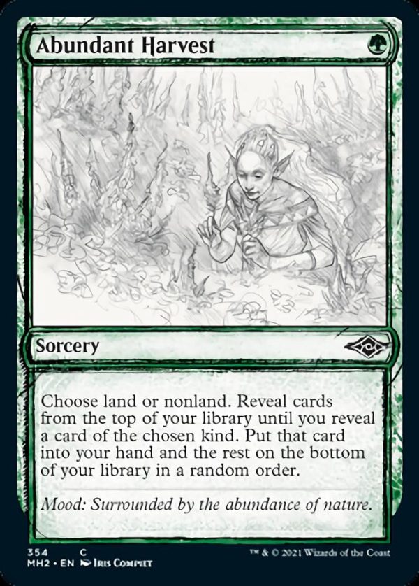 Abundant Harvest (Sketch) [Modern Horizons 2] Online now