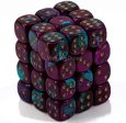 Gemini Purple-Teal Gold 12Mm D6 Dice Block Online now