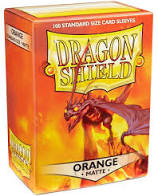 Dragon Shield Sleeves: Matte Orange (Box Of 100) Discount