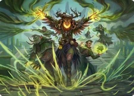 Witherbloom Command Art Card [Strixhaven: School of Mages Art Series] Sale