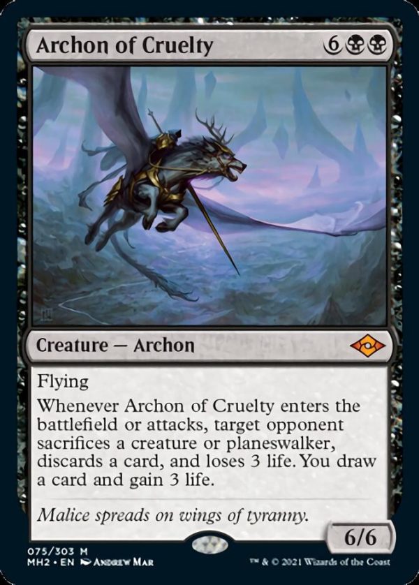 Archon of Cruelty [Modern Horizons 2] Cheap