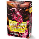 Dragon Shield Sleeves: Japanese Matte Magenta (Box Of 60) Supply