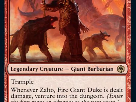 Zalto, Fire Giant Duke [Dungeons & Dragons: Adventures in the Forgotten Realms] For Sale