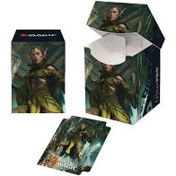 Ultra Pro - Zendikar Rising PRO 100+ Deck Box for Magic: The Gathering - Nissa of Shadowed Boughs Fashion