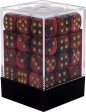 Gemini Black-Red Gold 12Mm D6 Dice Block Supply