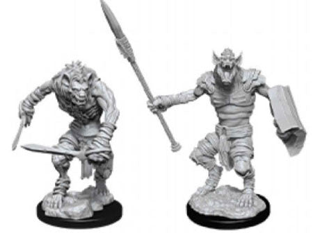 Nolzur s Marvelous Miniatures - Male Gnoll & Gnoll Flesh Gnawer For Discount