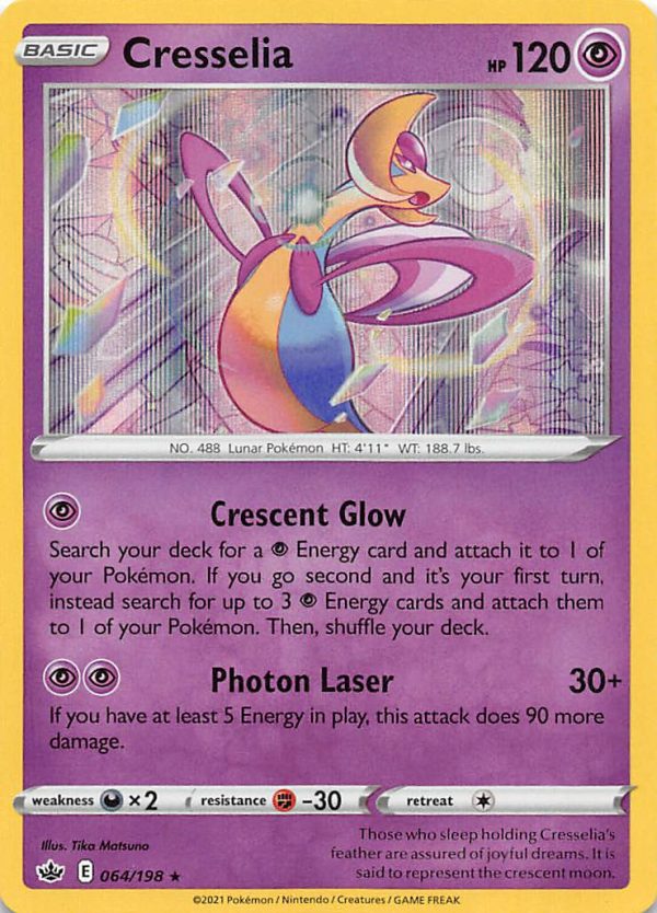 Cresselia (064 198) [Sword & Shield: Chilling Reign] Supply