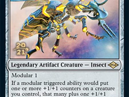 Zabaz, the Glimmerwasp [Modern Horizons 2 Prerelease Promos] Hot on Sale