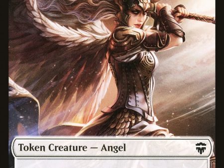 Angel    Horror Double-Sided Token [Commander Legends Tokens] For Sale