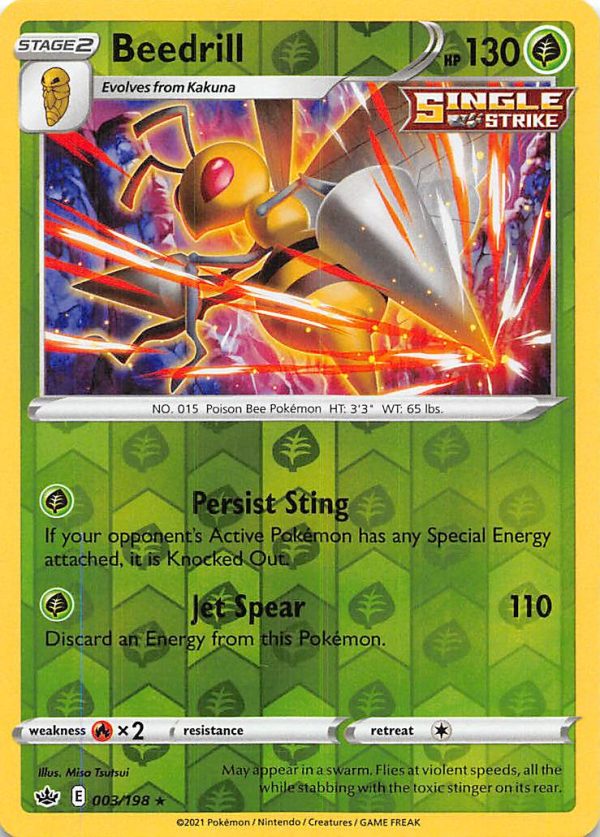 Beedrill (003 198) [Sword & Shield: Chilling Reign] Cheap