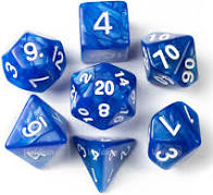 Dice Set - Pearl Blue Supply