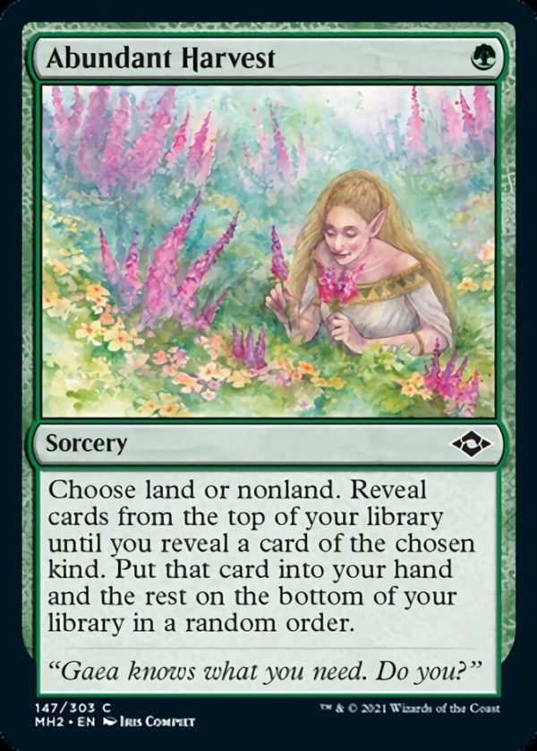 Abundant Harvest [Modern Horizons 2] Online now