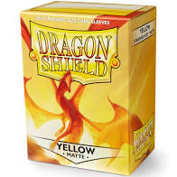 Dragon Shield Sleeves: Matte Yellow (Box Of 100) on Sale