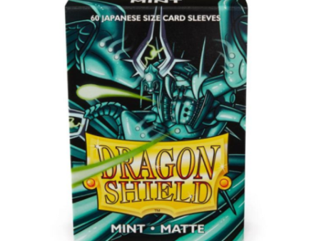 Dragon Shield Sleeves: Japanese Matte Mint (Box Of 60) Online Hot Sale