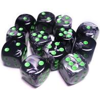 Gemini Black-Grey Green 12Mm D6 Dice Block Discount