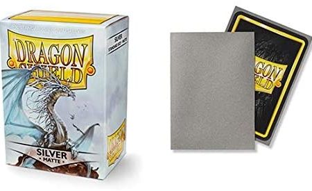 Dragon Shield Sleeves: Matte Silver (Box Of 100) Discount