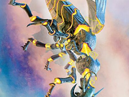 Zabaz, the Glimmerwasp Art Card (Gold-Stamped Signature) [Modern Horizons 2 Art Series] Sale